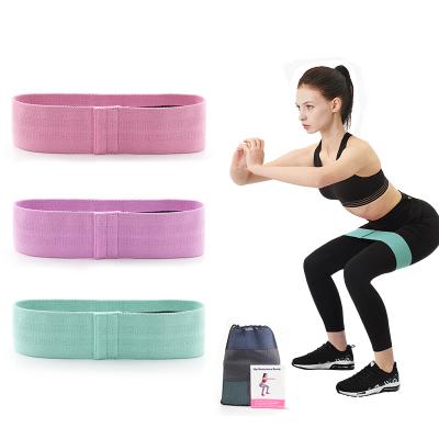 China Pull Rope Candy Color Workout Exercise Bands Glute Bands Non Slip Resistance Booty Band For Women for sale