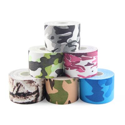 China Breathable Protective And Supporting Sports Camouflage Color Printing Kinesiology Tape for sale