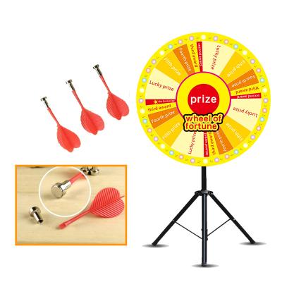 China Magnetic Dart Board 50 Lottery Turntable Lucky Draw Spin Spinning Professional Dry Erase Lucky Wheel 94 Fortune Game Color Customizable for sale