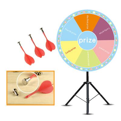 China Magnetic Dart Board 80 Lottery Turntable Lucky Draw Spin Spinning Professional Dry Erase Lucky Wheel 92 Fortune Game Color Customizable for sale