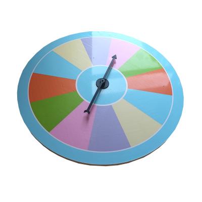 China Professional Fortune Spinning Wall Mounted Lucky Small Spinning Diameter 25cm Lottery PVC Wheel For Sale 07a for sale