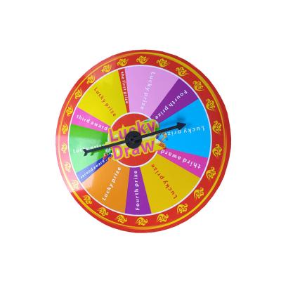 China Diameter 30 Activity Lottery Draw Lucky Spin Spinning Fortune Spinning Wheel Game Professional Lucky Spinning 723 Color Dry Erase Wheel for sale