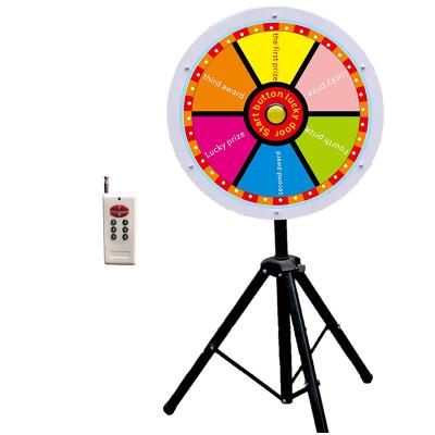 China Lottery 60 Turntable Draw Controllable Spinning Spinning Professional Dry Erase 65 Color Customizable Electronic Lucky Wheel Of Fortune Game for sale