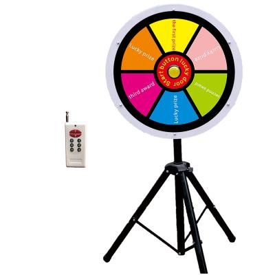 China Electronic Controllable Spinning Lottery 60 Turntable Suction Spinning Professional Dry Erase Lucky Wheel 63 Fortune Game Color Customizable for sale