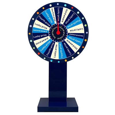 China 60cm Activity Lottery Wooden Turntable Suction Lucky Spin Spinning Lucky Wheel Professional Dry Erase 310 Fortune Game Color Customizable for sale