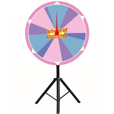 China 80 Prize Wheel of Fortune for Sale Dry Erase Customizable 18 Spinning Wheel Draw Game Wheel Lottery Wheel Lucky Turntable Color for sale