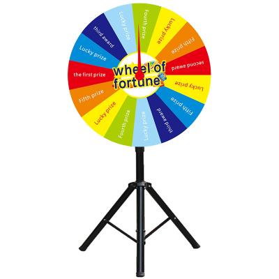 China 100 Activities Lottery Turntable Draw Lucky Spin Spinning Professional Lucky Wheel Dry Erase 11 Fortune Game Color Customizable for sale