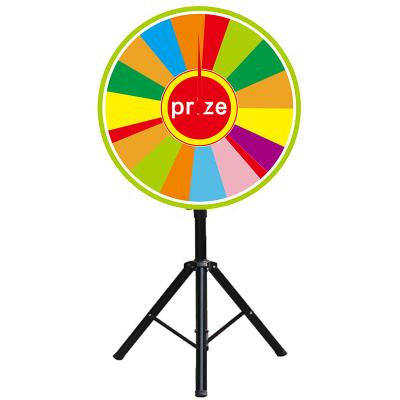 China Controllable Lottery 100 Turntable Draw Lucky Spin Spinning Professional Dry Erase 17 Color Customizable Lucky Wheel Of Fortune Game for sale