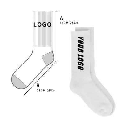 China 2021 Uron Logo Sports Socks High Quality Custom Logo QUICK DRY Customize Crew Socks for sale