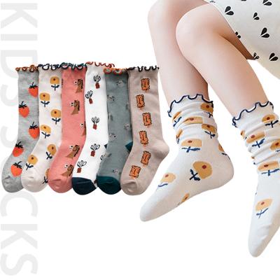 China Wholesale New QUICK DRY cute crew kids bangs fashion cartoon agaric kids crew bangs cotton girl kids socks for sale