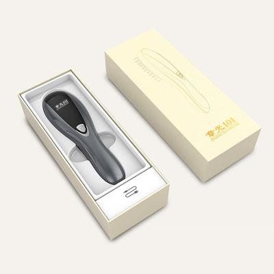 China Easy to Use Portable Hair Serum Applicator Electric Vibrating Scalp Massager Comb for Anti Hair Loss for sale