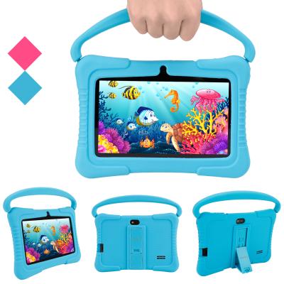 China Kids Friendly 7 Inch Tablet Case 7 Inch Kids Pro Tablets Preinstalled WiFi Android Tablet Silicone Childproof Case For Tablet PC for sale