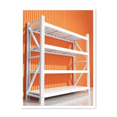 China Hot Selling Single Sided/Double Sided Boltless Warehouse Storage Metal Multi Shelves Heavy Duty Storage Racks Rack Shelving Units Wholesale for sale