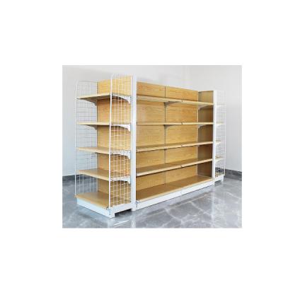 China Single Sided / Double Sided Multi Functional Shelf In Supermarket Store Shelf Rack Grocery Display Racks For Sale for sale