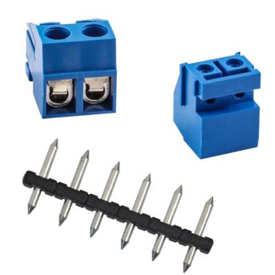 China PA66 3.5/5.0 KF332K WJ332K PCB Terminal Block Male and Female Screw 2pin 3pin Terminal Block Combine Connector for LED POWER for sale