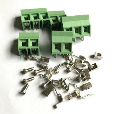 China Hot Sales PA66 PCB Terminal Block 2.54/3.5/3.81/5.0/5.08/6.35/7.5/7.62/9.5mm Pitch Screw Terminal Block Connector For PCB LED for sale