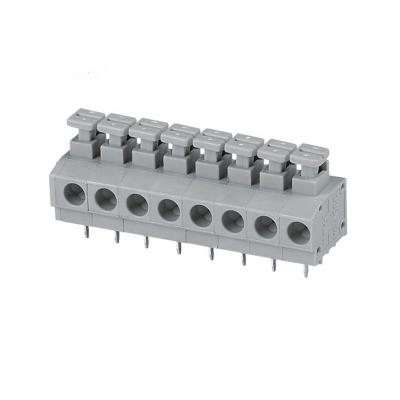 China PA66 Hot Sales Launch 5.0mm 235-5.0 Terminal Block PCB Spring Terminal Block Connector For Lighting PCB DG235 for sale