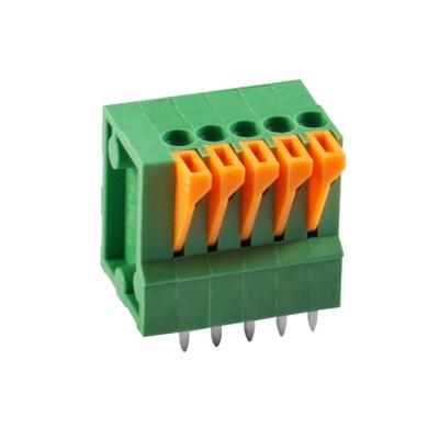 China TB 141-2.54mm Quick Pitch PCB Spring Connector TB KF141 WJ141 PA66 In Lug Block For PCB LED Driver for sale