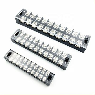 China Contactor Barrier Terminal Block TB15 TB250 450V 32A Install Solderless Panel Terminal Block Connector for sale