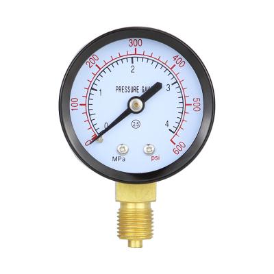 China Leierda 2inches 50mm Pressure Gauge Pressure Gauge Lower Connection Cheap Factory Direct Sale LPG50 for sale