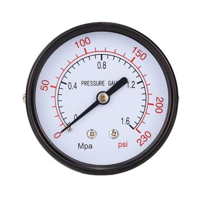 China Cheap Leierda 2.5inches 63mm Pressure Gauge Back Mount Gas Pressure Gauge Water LPG60Z for sale