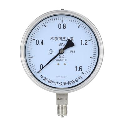 China Leierda 6inches 150mm LPG150BFWK OEM Stainless Steel Pressure Gauge for sale