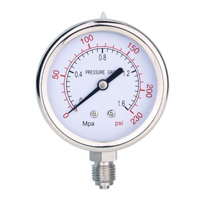 China Leierda 2.5inches 63mm LPG63WK OEM Stainless Steel Pressure Gauge for sale