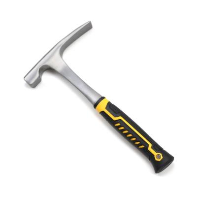 China Stone Masonry Mason's Hammer One Piece Mason's Hammer With Plastic Coated Handle for sale