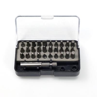 China 31pcs 1/4in Multi-Use SL pH Pz Boarding And Handling Ht Screwdriver Bit Set With Magnetic Bit Holder for sale