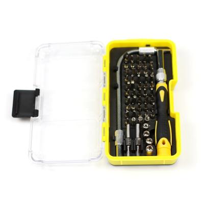 China 58pcs Multi-Use Precision Screwdriver Bits and Plastic Socket Set for Mobile Phone and Computer for sale