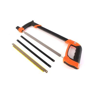 China Wooden 4 in 1 Household Steel Bar Iron Pipe Metal Cutting Manual Multifunctional Hand Saw Hacksaw for sale