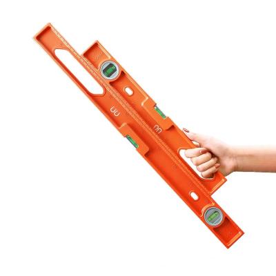 China Heavy Duty High Precision Solid Cast Aluminum Spirit Level With 8073030 Strong Magnetics for sale