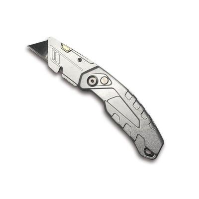 China Quick-change Professional Folding Aluminum Alloy Art Knife Tool with Sharp and Durable Blade for sale