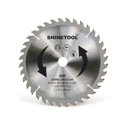 China CTT General Purpose Circular Saw Blade For Wood Cutting With Alloy Tips 20mm for sale