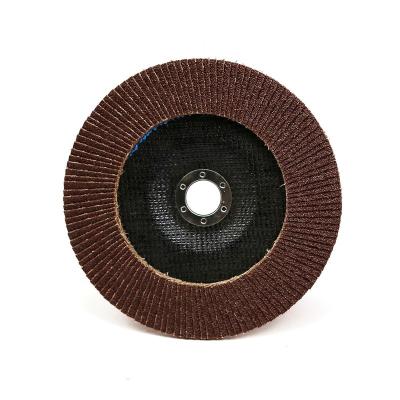 China Flexible Alumina Flower Grinding And Abrasive Polishing Fin Disc Wheel 8165012 for sale