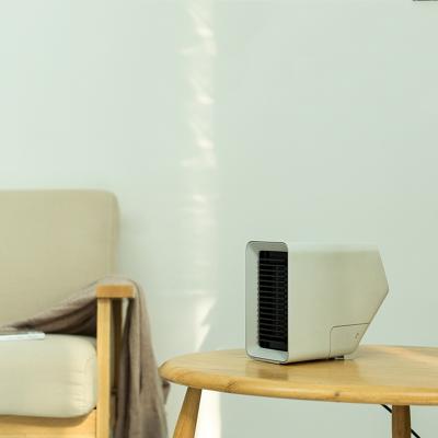 China Shenzhen factory C10 VH household design discharge power off mini air heater fan 800W electric fan heater for sale