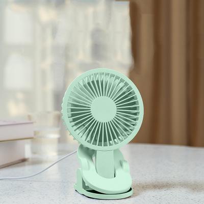 China Portable Clip Fan F12 VH Shenzhen Factory Usb Clip Fan In Light Gray Blue Color For Car/Child Car for sale