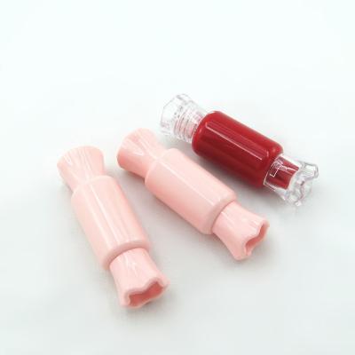 China Mini Cute Lip Gloss Containers Clear Candy 8ml Lip Gloss Bulk Wholesale Cosmetic Tube And Pink Empty for sale