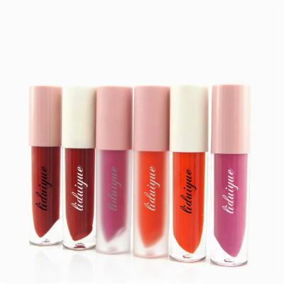 China Cosmetic Round 5ml Hot Pink Lip Gloss Tube Private Label Plastic Empty Lip Gloss Tubes With Caps for sale