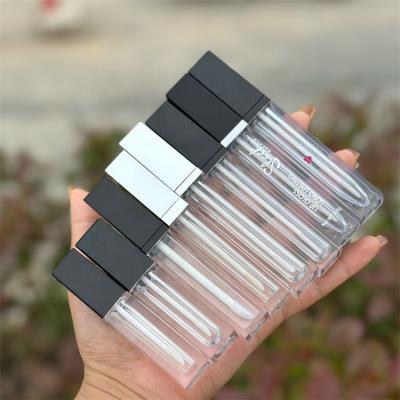 China Private Label 3ml 5ml 7ml 8ml Square Lip Gloss Cosmetic Lip Gloss Containers Lip Gloss Tubes Custom Logo for sale