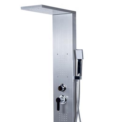 China Without Slide Bar SUS 304 Stainless Steel, Shower Column Set Waterfall Shower Panel for sale