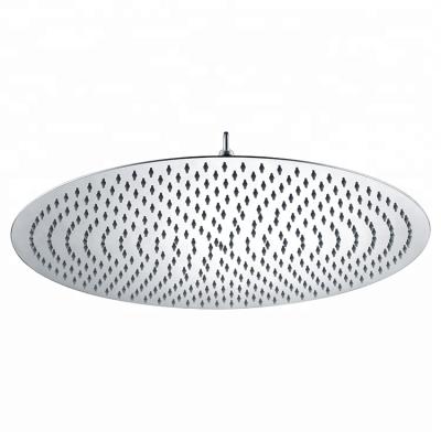 China With diverter 30*30CM round palladium bathroom accessories stainless steel rain shower head for sale