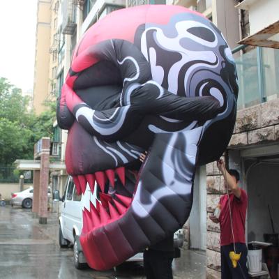 China SHUIZHILE new year festival/outdoor inflatable ghost skeleton head advertising skeleton balloon for sale