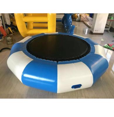 China Inflatable /holiday/sports new year festival/SZL water games PVC tarpaulin water trampoline combined with slide for sale