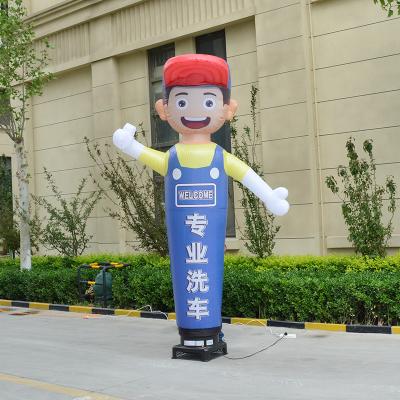 China Guangzhou Inflatables Event Indoor Outdoor Inflatable Dancer Hand Waving Human Dancer Air Sky Dancer for sale