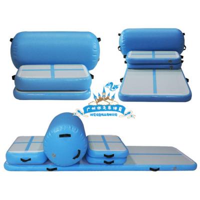 China Non-slip factory directly sell gym equipment inflatable air tumble track mat for yoga for sale