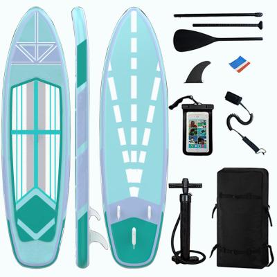 China 2021 PVC+EVA SZL New Design Custom Inflatable Dot+Sup Stand Up Paddle Board Surfboard OEM for sale