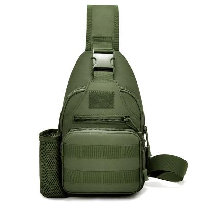 China Tactical Camouflage Sling Bag Camouflage Waterproof USB Bag Waterproof Men's Outdoor Chest Shoulder Bag for sale