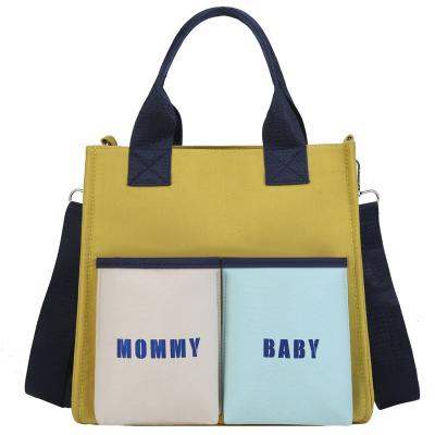 China Factory Wholesale Anti-theft Baby Tote Handbag Waterproof Diaper Bag Diaper Mummy Bag for sale