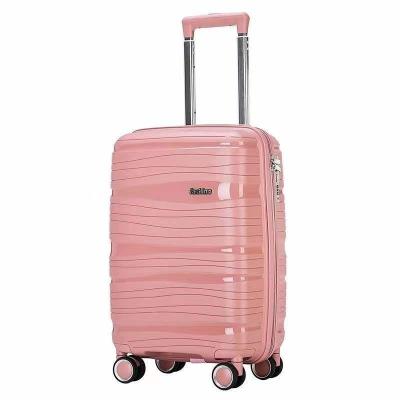 China High Quality PP Luggage Sets 3 Pcs Luggage Sets Spinner 4 Wheel Suitcase Cabin Trolley Travel Bag for sale